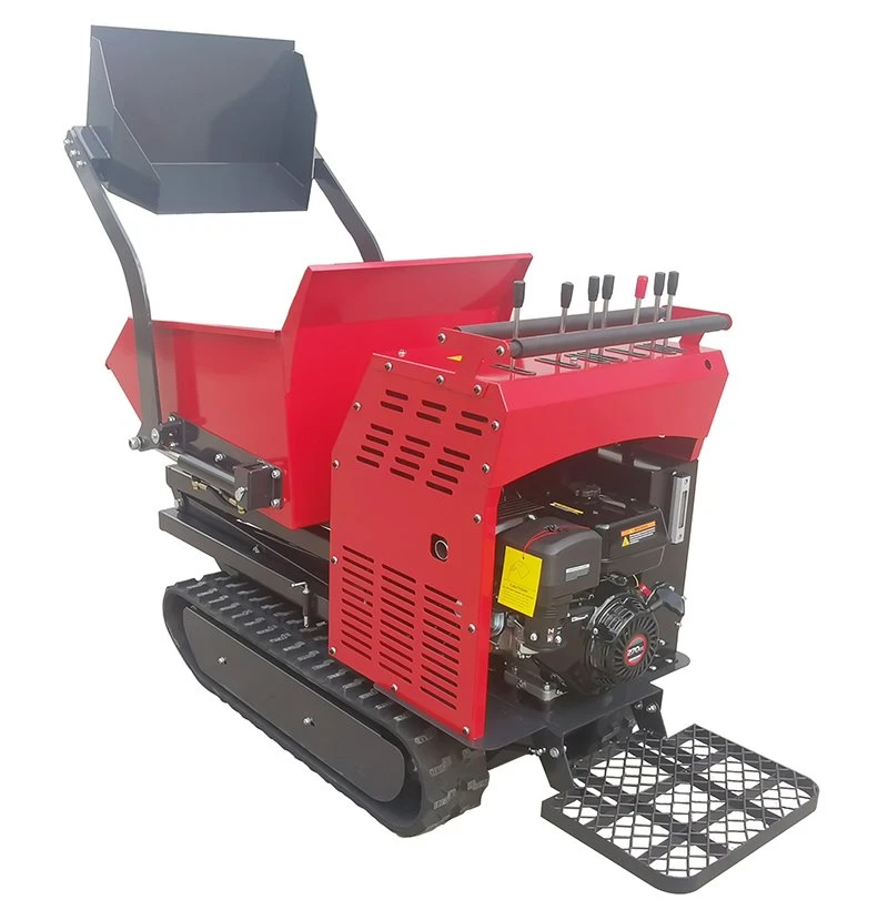 Mini dumper sobre orugas